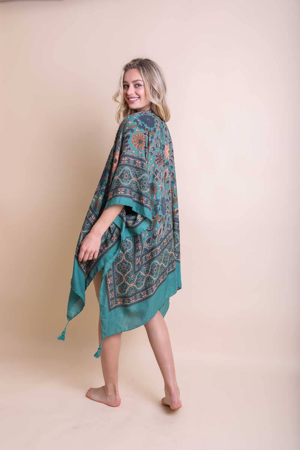 Touch of Morroco Tapestry Tassel Kimono