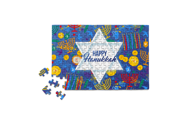 Micro Puzzles - HANUKKAH COLLAGE Puzzle Jewish Holiday Menorah Dreidel