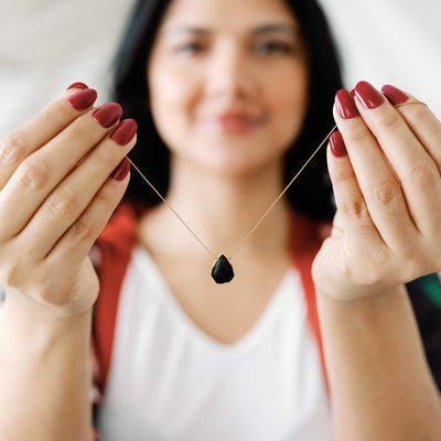 Black Onyx Alchemy Necklace for Stress Relief