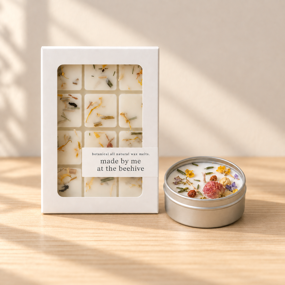 Candle-Making 102 :: Botanical Wax Melts and Floral Candles