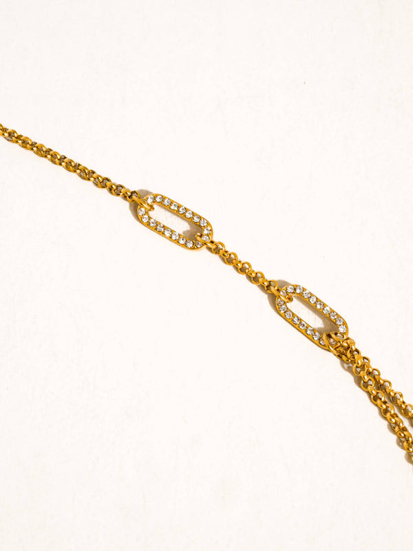 Flânerie by MAIQ - Vion 18K Gold Non-Tarnish Layered Chain Necklace