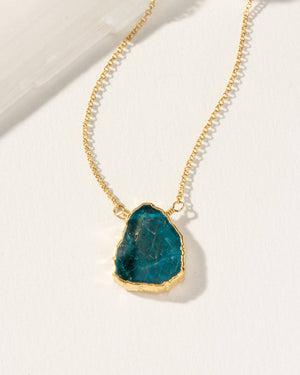Earth, Wind and Fire Apatite Necklace