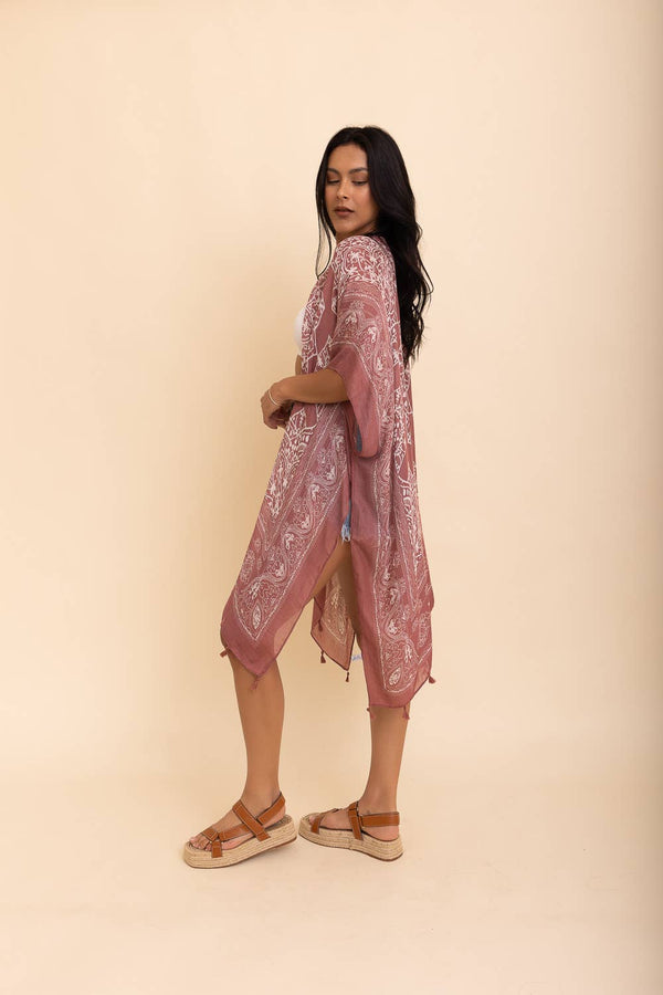WHS Mandala Tassel Kimono