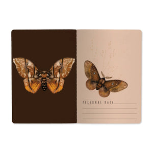 BV by Bruno Visconti - A5 Notebook -  Butterflies on Blush