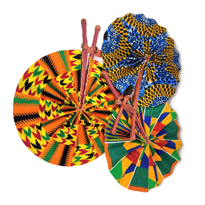 African Hand Fan , Ankara Wicker Fan, African Wall Decor, Hand Woven African Print Hand Fan, Tribal Straw Fan, African Wall Hanging