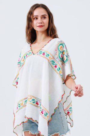 Leto Accessories - Reversible Floral Kimono – Spring & Summer Cover-Up