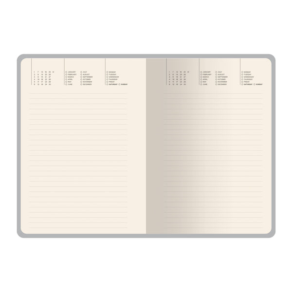 BV by Bruno Visconti - A6 Vegan Leather  Daily Planner Planner - Forest Flowers