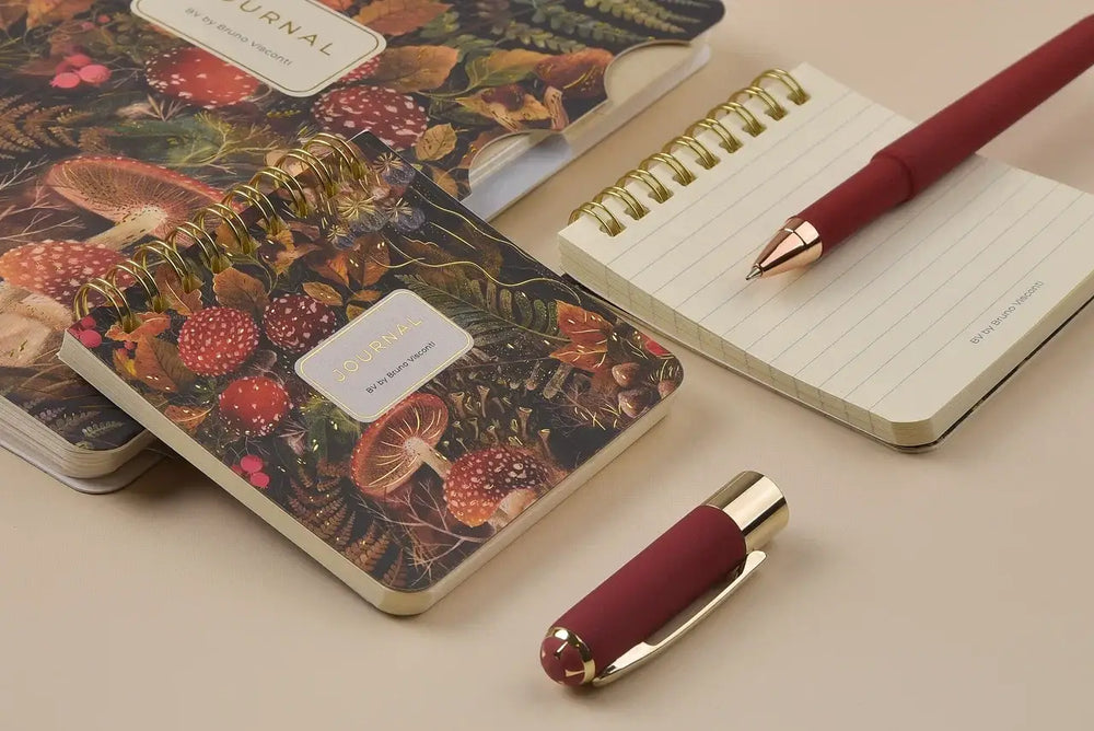 BV by Bruno Visconti - Pocket Art Journal  - Forest Mushrooms