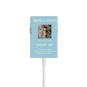 Amborella Organics - Blooming Lollipop Bundle (Eat, Plant & Grow an Herb/Flower)