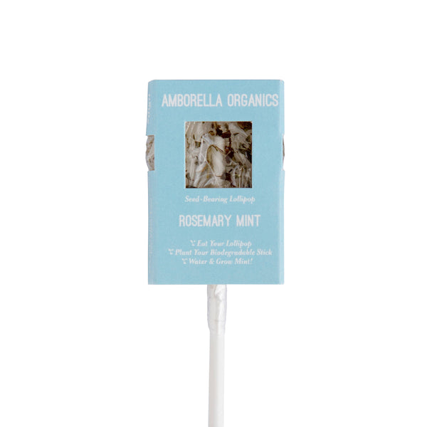 Amborella Organics - Blooming Lollipop Bundle (Eat, Plant & Grow an Herb/Flower)