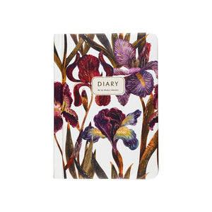 BV by Bruno Visconti - A6 Vegan Leather Hardcover Daily Planner - Irises