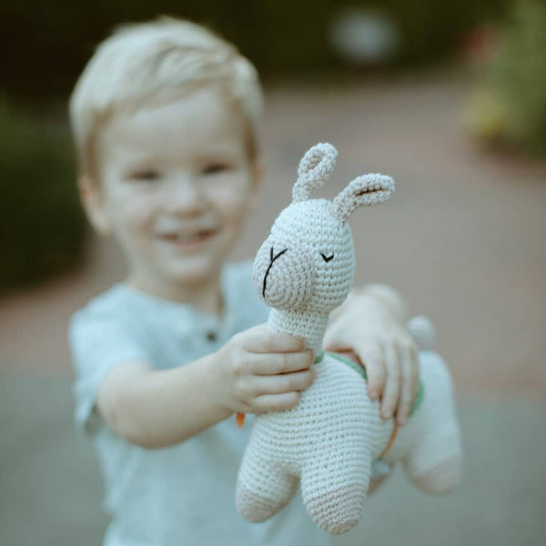 Pebble - Llama Plush Toy – Handmade Fair Trade Stuffed Animal