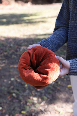 Pink Cable Knit Pom Beanie