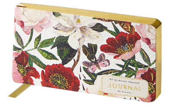 BV by Bruno Visconti - Horizontal Vegan Leather Weekly Planner - Peonies