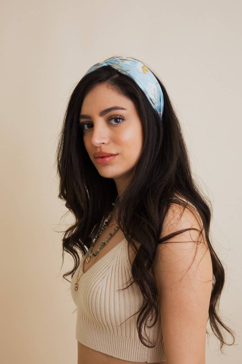 Floral Satin Headband