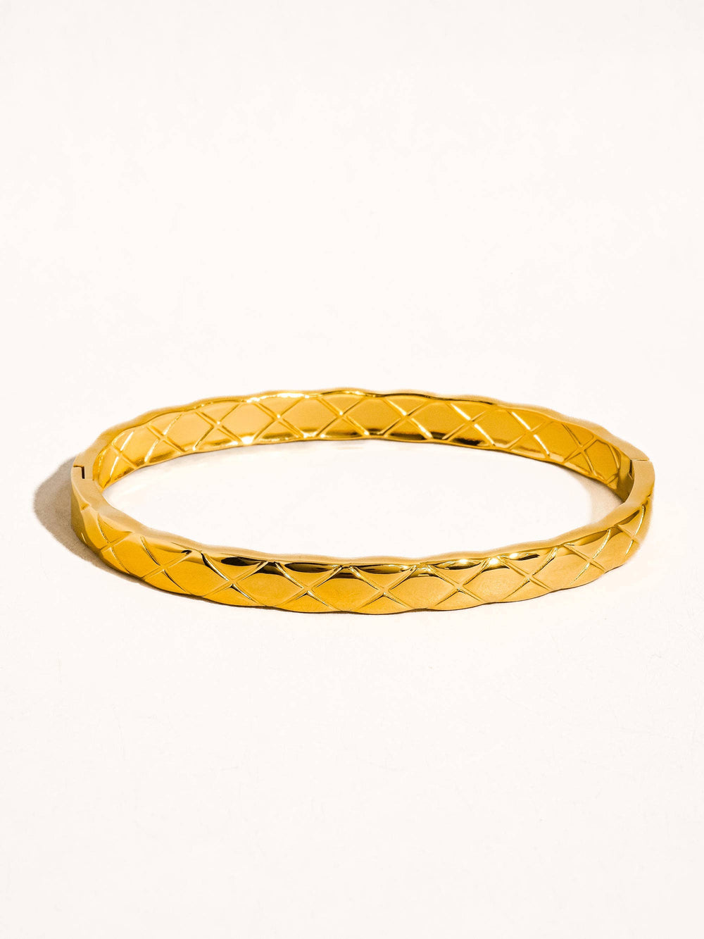 Axl 18K Gold Non-Tarnish Braided Bangle