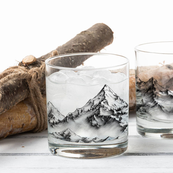 Black Lantern - Mountain Modern Whiskey Glass Set