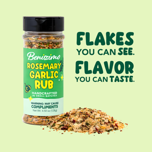 Benissimo / Hongar Farms / Lesley Elizabeth - Rosemary Garlic Seasoning & Rub (250mL PET)