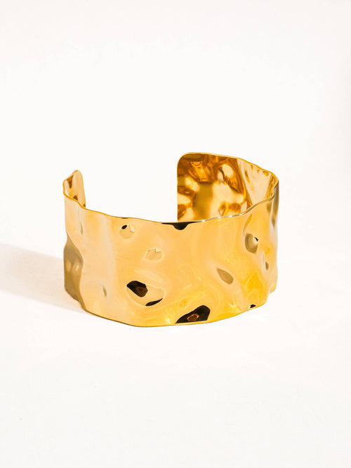 Flânerie by MAIQ - Baiser 18K Gold Non-Tarnish Glam Bold Bangle