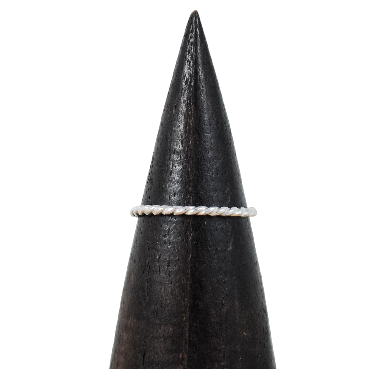 Individual Stacking Ring In Various Textures - sterling silver