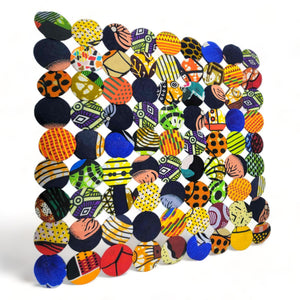 TRIVET HOTPAD, LARGE, ANKARA, KITENGE AFRICAN PRINT, WALL HANGING, BOHO.