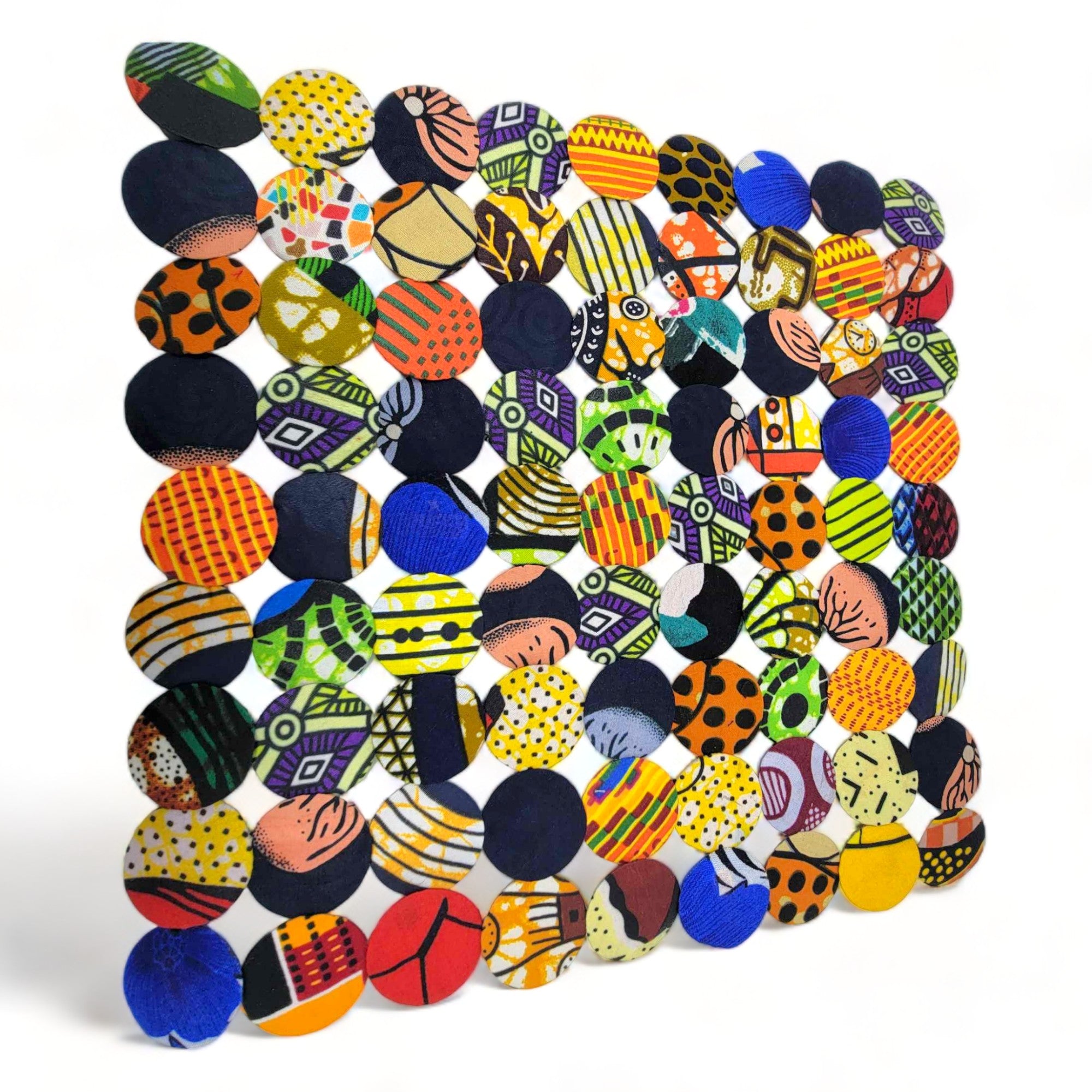 TRIVET HOTPAD, LARGE, ANKARA, KITENGE AFRICAN PRINT, WALL HANGING, BOHO.