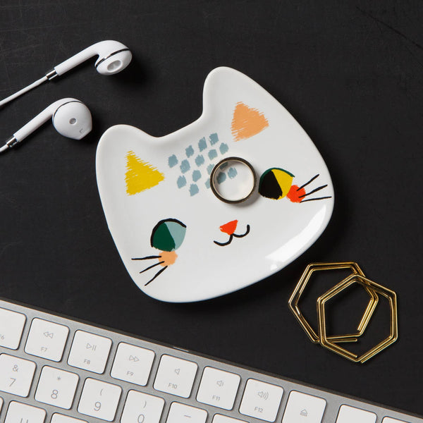Meow Meow Cat Shaped Trinket Tray