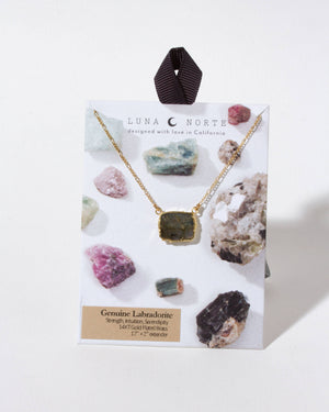 Wild & Grounded Labradorite Necklace