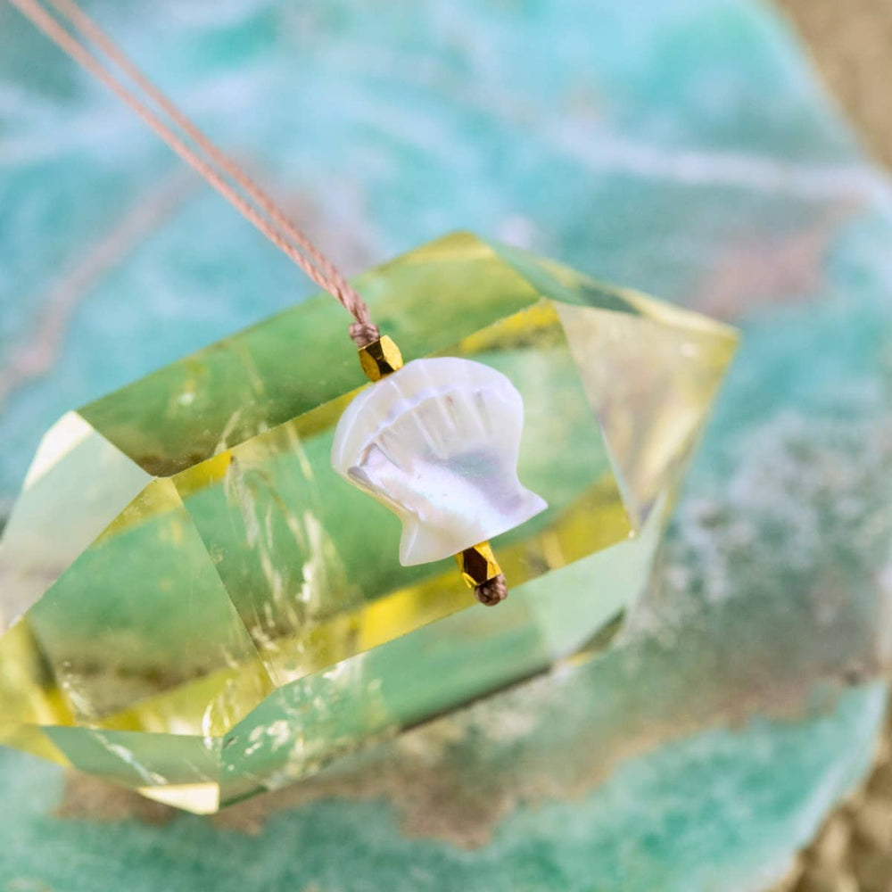 SoulKu - *LTE* Mother of Pearl Shell Super Power Necklace