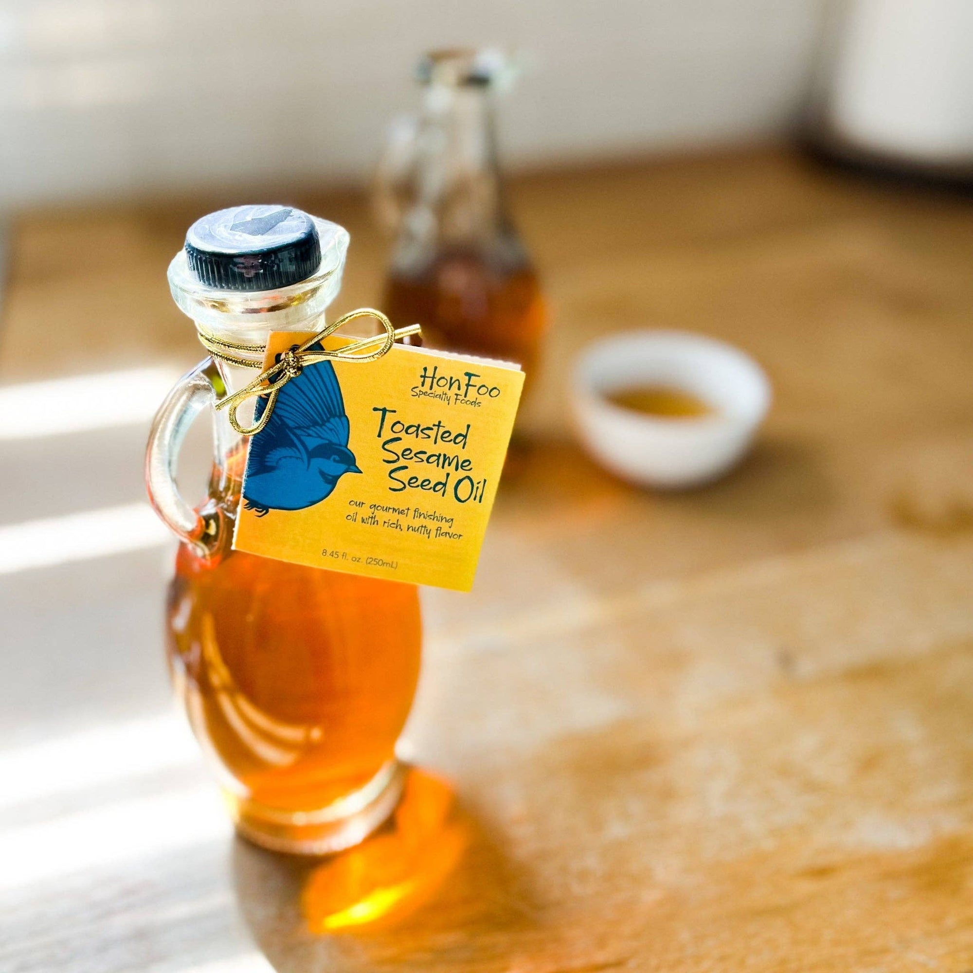 Hongar Farms - HonFoo Toasted Sesame Seed Oil – Nutty Finish (250mL Cruet)