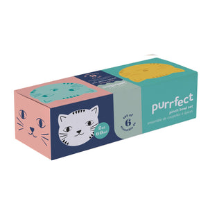 Danica Jubilee - Purrfect Shaped Pinch Bowls Set of 6