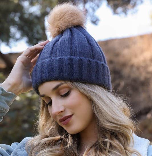 Navy Cozy Soft Knit Beanie