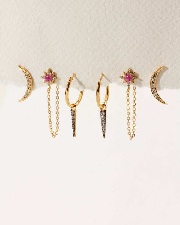 Luna Norte - Twilight Earring Set - Tourmaline
