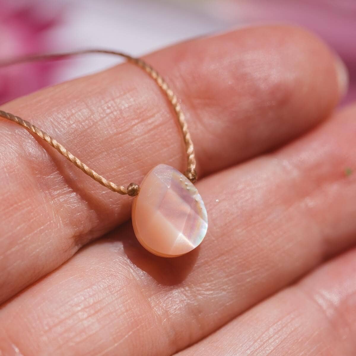 She Rises Heart of Pink Shell Necklace