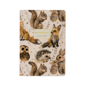 BV by Bruno Visconti - A5 Notebook - Little Woodland Friends