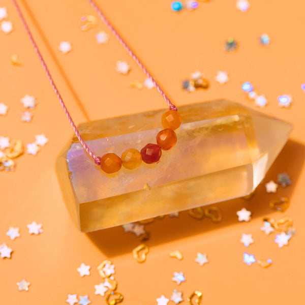Carnelian Little Wishes KIDS Necklace for Happiness