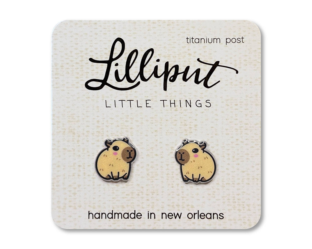 Lilliput Little Things - Capybara Earrings