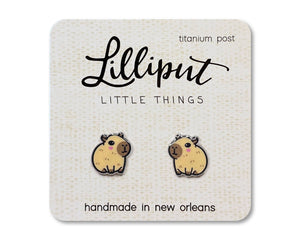 Lilliput Little Things - Capybara Earrings