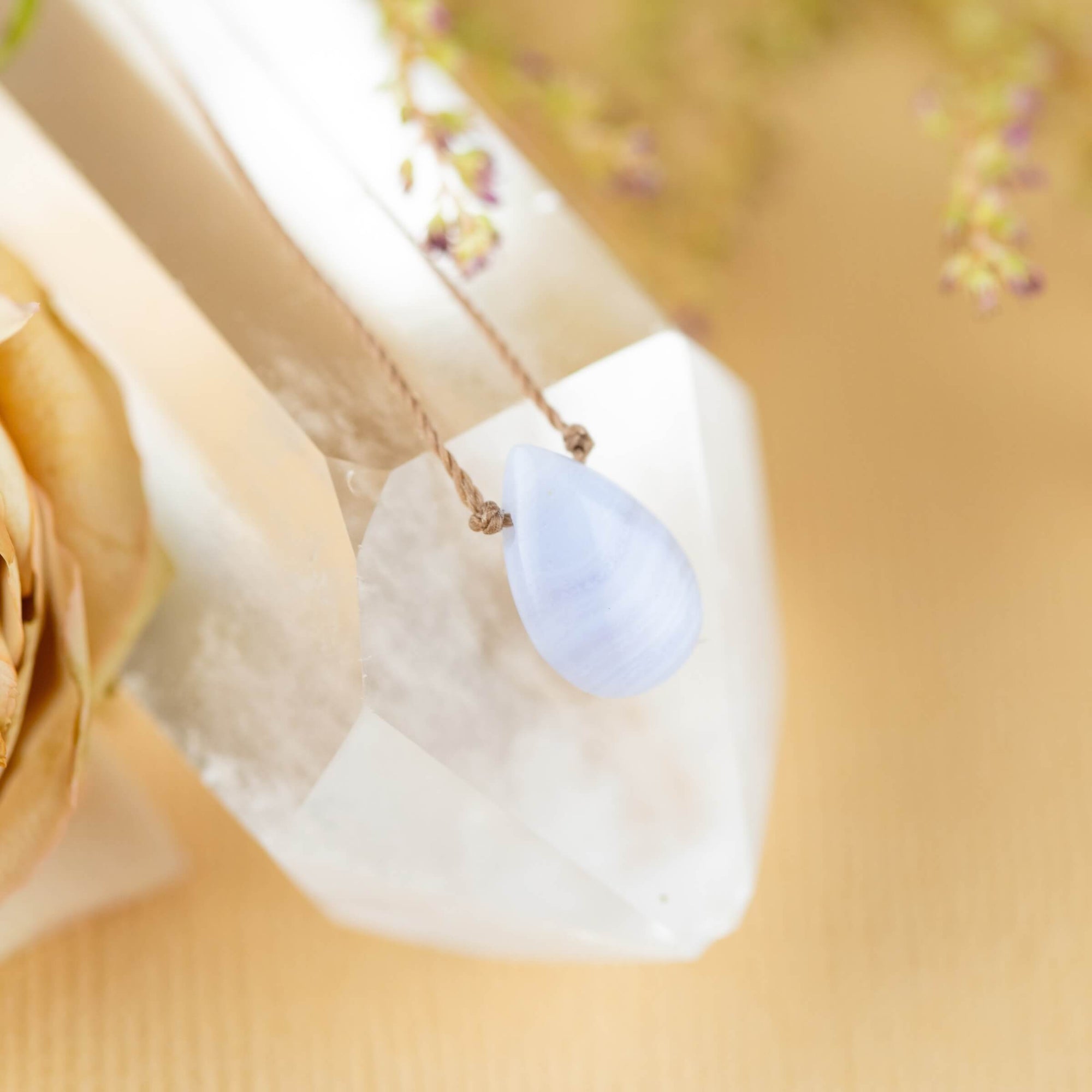 Confidence Blue Lace Agate Necklace