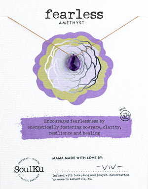 Fearless Amethyst Luxe Necklace