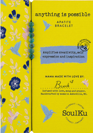 Anything Is Possible Apatite Bracelet