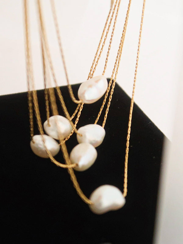 Flânerie by MAIQ - Kinney Non-Tarnish Natural Pearl Necklace