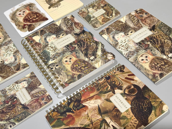 BV by Bruno Visconti - Pocket Art Journal  - Owls