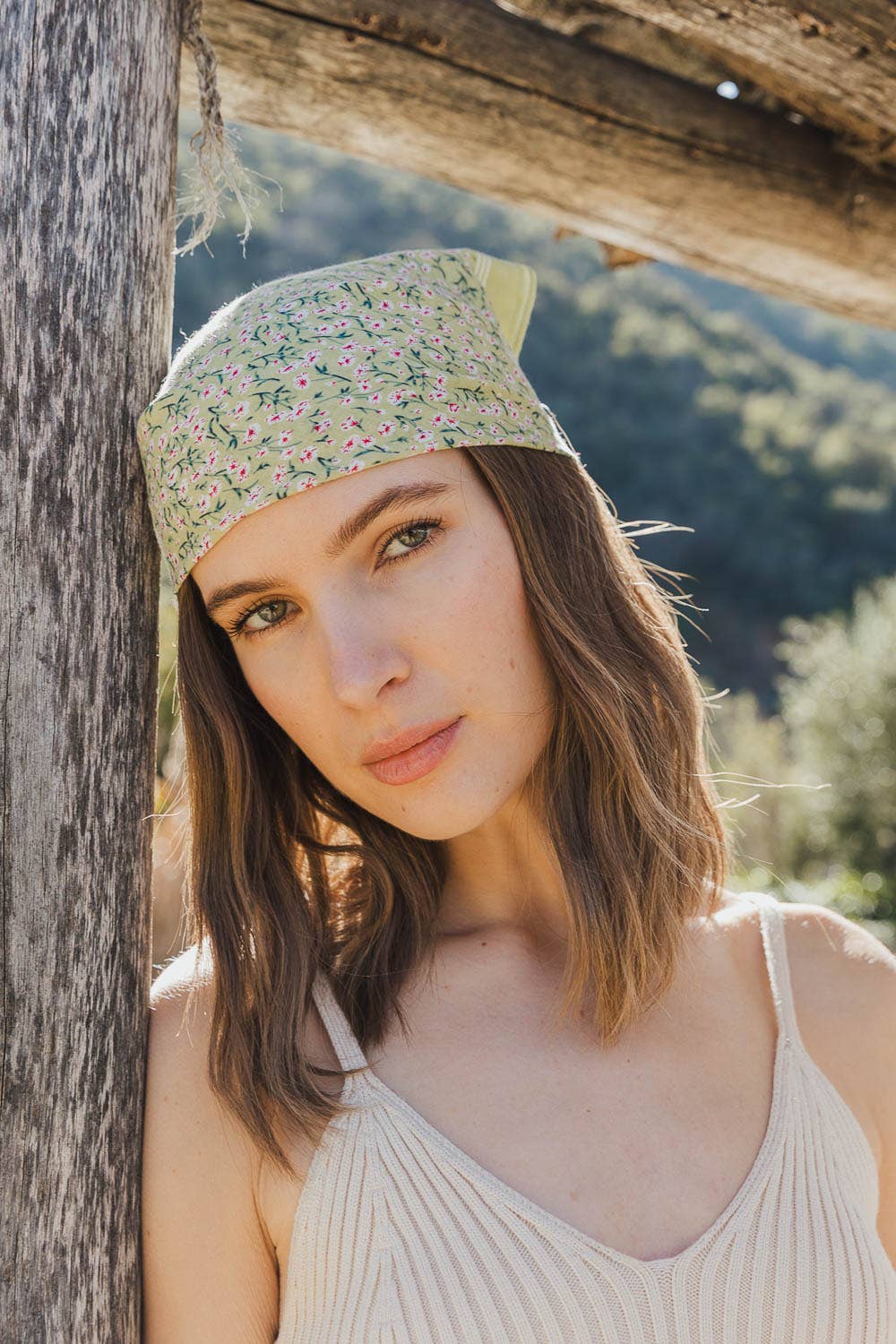 Boho Floral Cotton Bandana