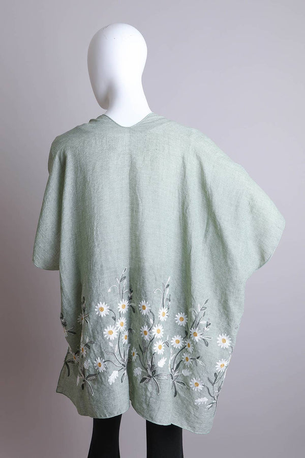 Leto Accessories - Bestselling Spring Daisy Woven Kimono – Chic Cardigan