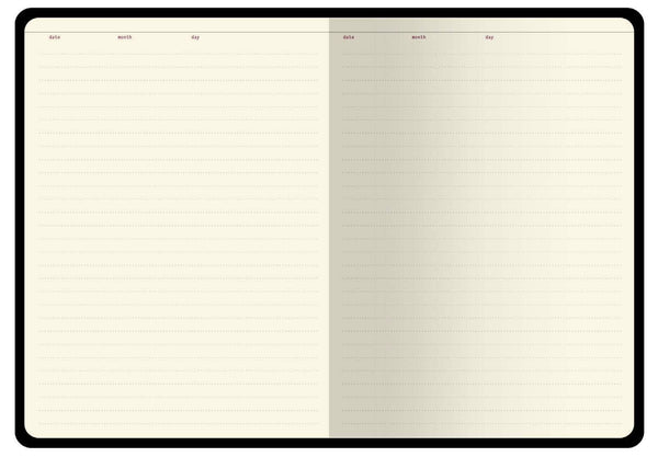 BV by Bruno Visconti - A5 Vegan Leather Hardcover Daily Planner -Summer Greens