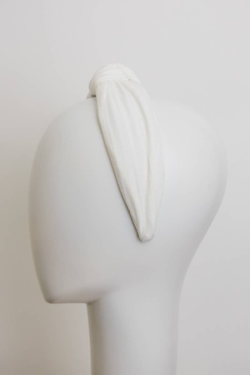 Stripe Topknot Headband