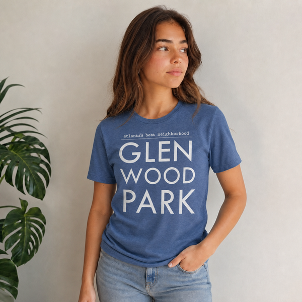 Atlanta Neighborhood Tee - Glenwood Park Blurple
