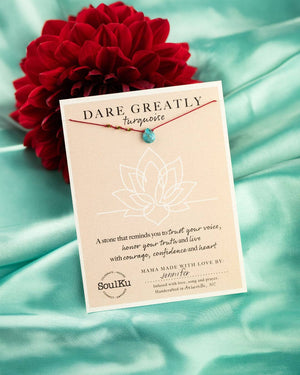 SoulKu - Limited Edition Turquoise Necklace for Dare Greatly