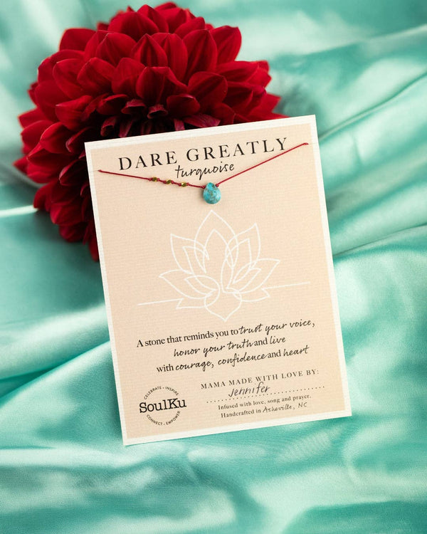 SoulKu - Limited Edition Turquoise Necklace for Dare Greatly